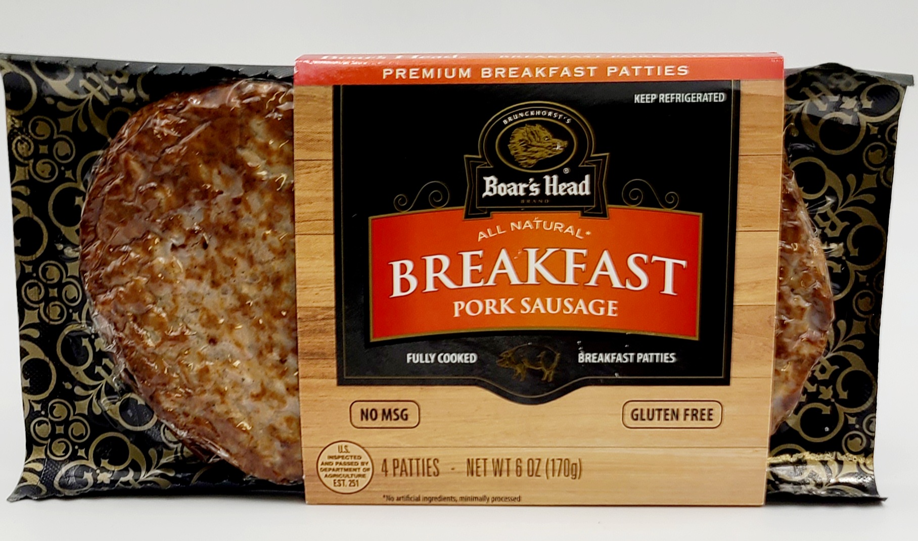 Boar's Head Breakfast Pork Sausage B.F. Mazzeo